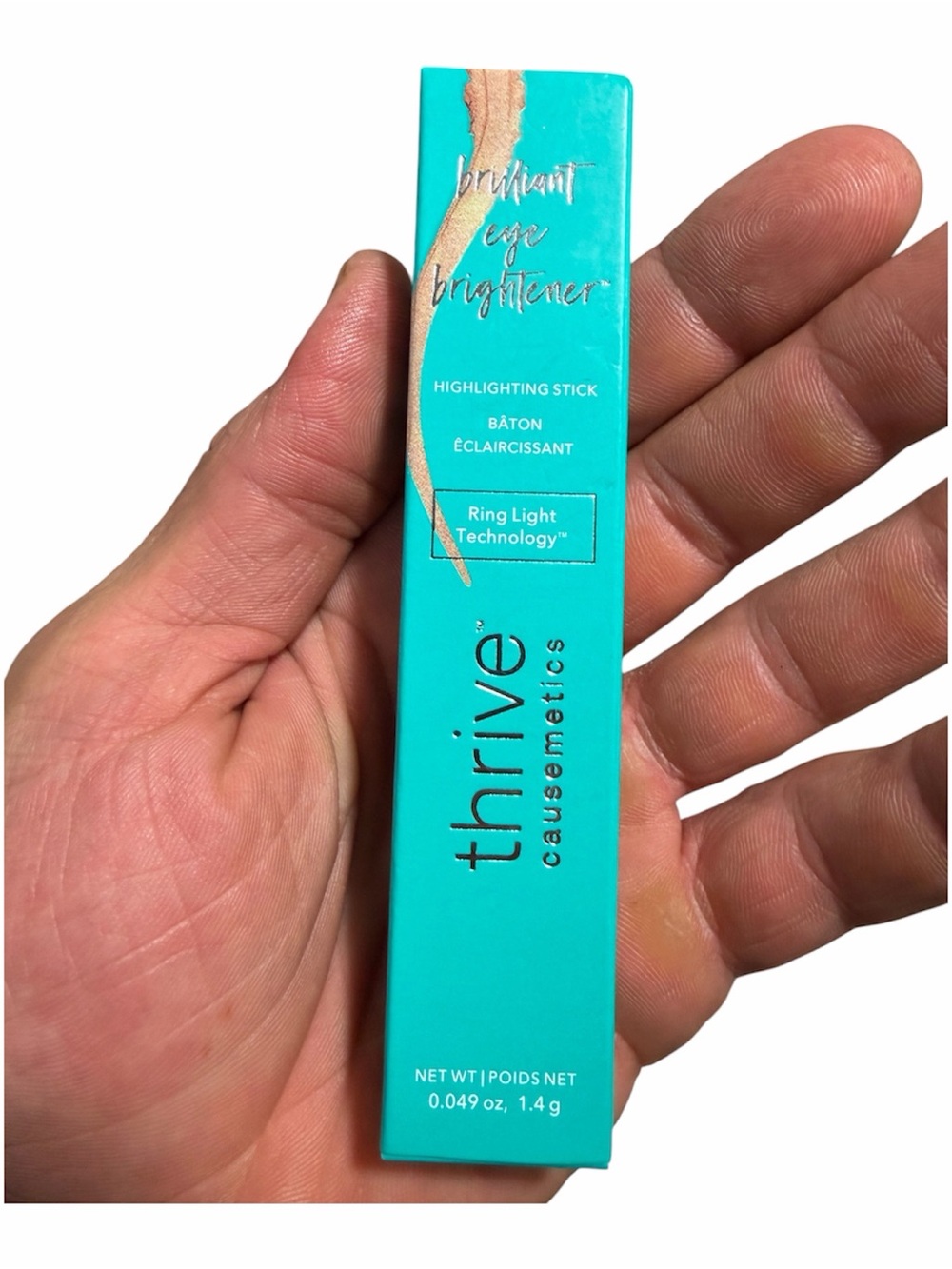 Thrive Causemetics Brilliant Eye Brightener Stick Stella Champagne Shimmer NIB